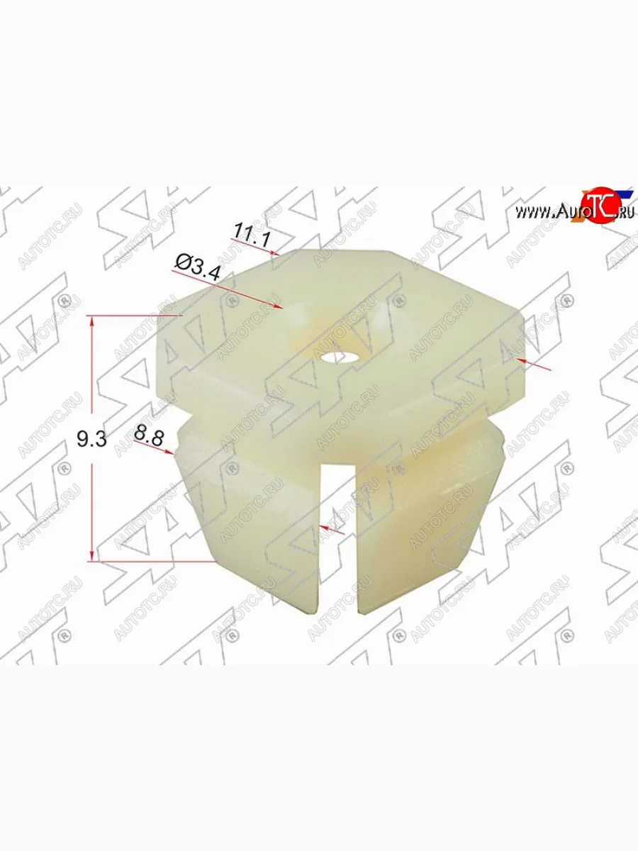 Клипса панели приборов GM (1 шт.) SAT ST-M10983  в Самаре Самарской области