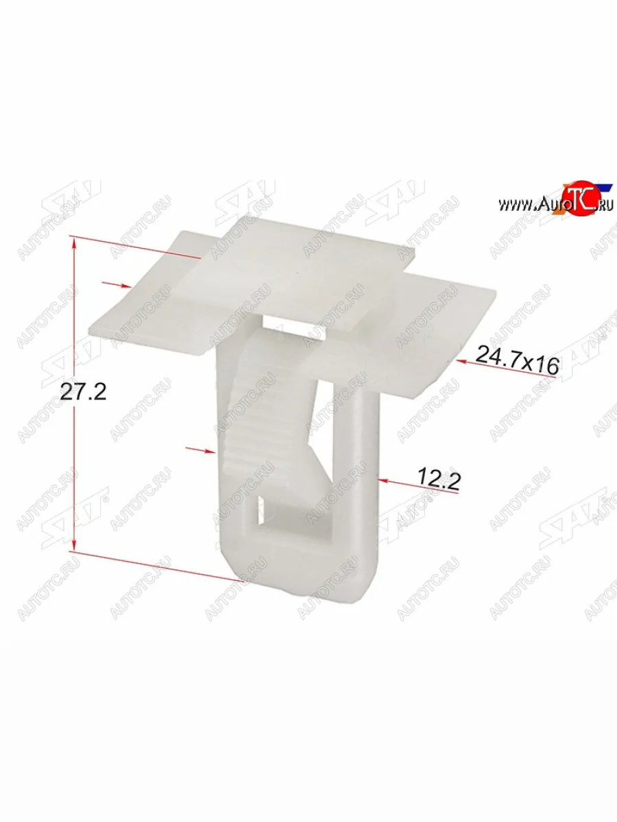 Клипса молдинга GM (1 шт.) SAT ST-M11004  в Самаре Самарской области