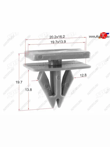 Клипса молдинга кузова GM (1 шт.) SAT ST-M11009