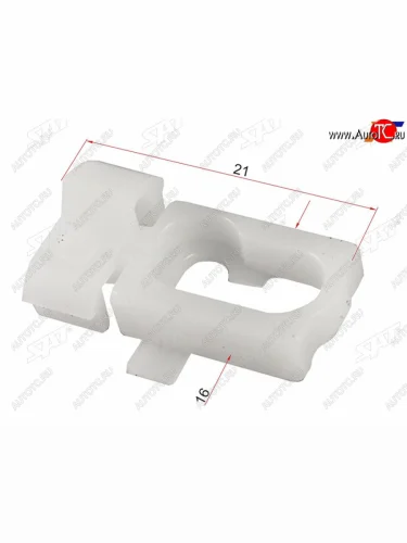 Клипса молдинга GM (1 шт.) SAT ST-M11006