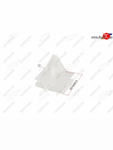 Клипса молдинга GM (1 шт.) SAT ST-M11008