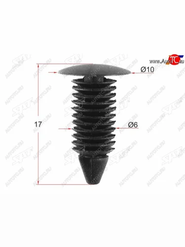 Клипса уплотнителя двери CHRYSLER (1 шт.) SAT ST-M11089