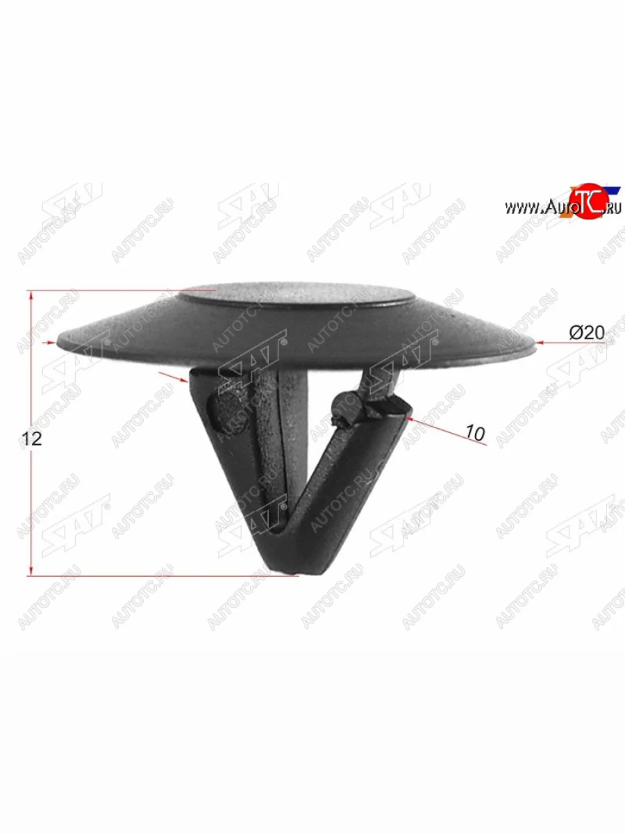 Клипса обшивки капота CHRYSLER (1 шт.) SAT ST-M11090  в Самаре Самарской области