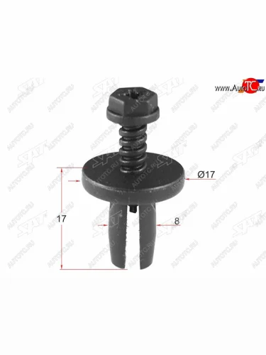 Клипса CHRYSLER (1 шт.) SAT ST-M11102