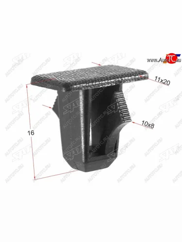 Клипса крепления порога (1 шт.) SAT ST-M11116