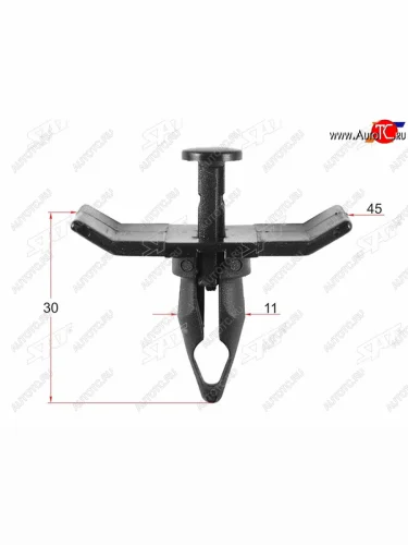 Клипса кузова GM (1 шт.) SAT ST-M11103