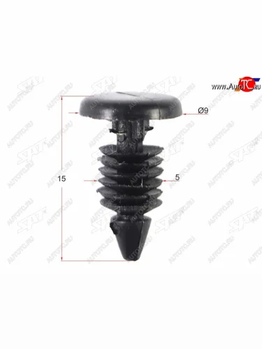 Клипса обшивки капота CHRYSLERVAGGMFORD (1 шт.) SAT ST-M11138