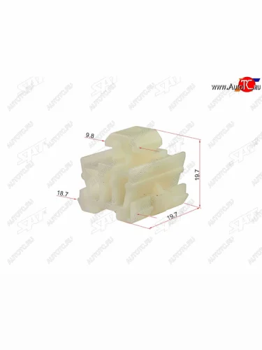 Клипса молдинга MERCEDES (1 шт.) SAT ST-M11160