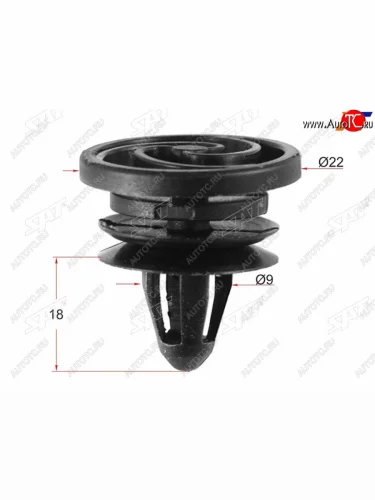 Клипса обшивки VAG (1 шт.) SAT ST-M11225