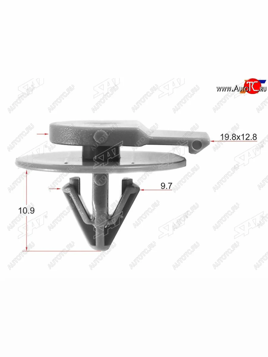 Клипса зажим BMW (1 шт.) SAT ST-M11207  в Самаре Самарской области