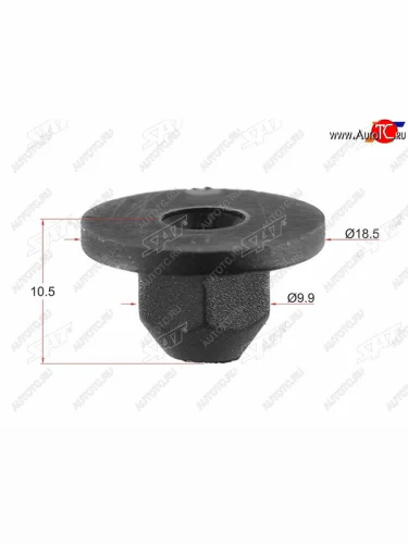 Клипса молдинга BMW (1 шт.) SAT ST-M11202