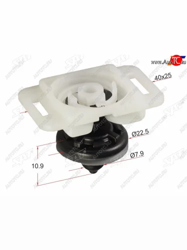 Клипса обшивки двери VAG (1 шт.) SAT ST-M11256