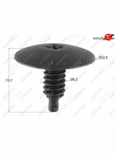 Клипса заглушка двери VAG (1 шт.) SAT ST-M11249