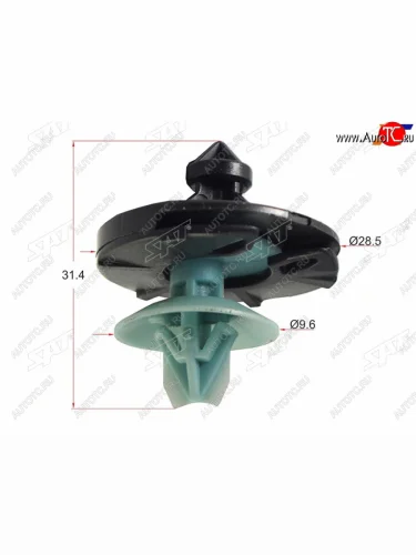 Клипса обшивки двери VAG (1 шт.) SAT ST-M11258