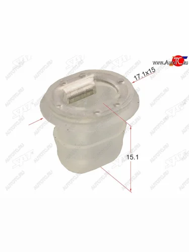 Клипса закладная крепления обшивки BMW (1 шт.) SAT ST-M11263