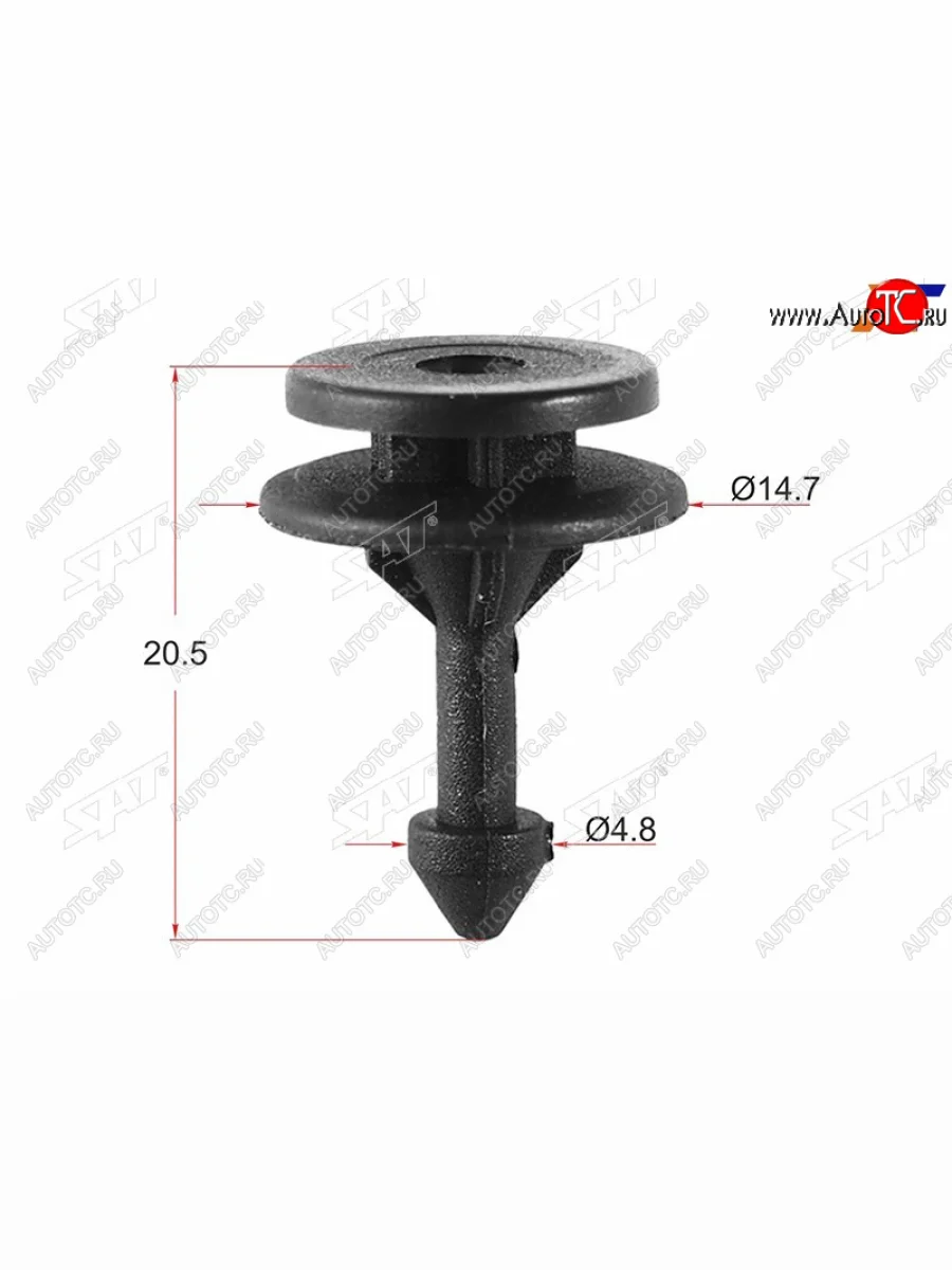 Клипса фиксатор VAG (1 шт.) SAT ST-M11283  в Самаре Самарской области