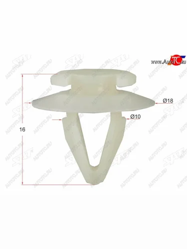 Клипса обшивки двери VAG (1 шт.) SAT ST-M11278