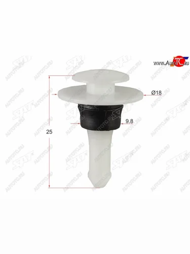 Клипса фиксатор VAG (1 шт.) SAT ST-M11276