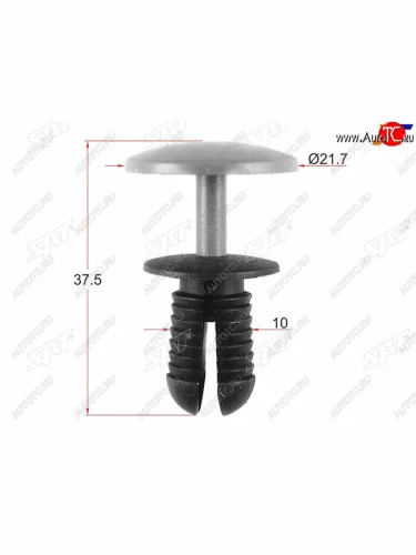 Клипса отделки двери VAG (1 шт.) SAT ST-M11297