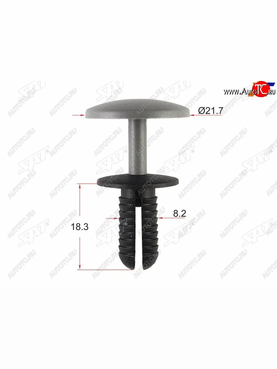 Клипса отделки двери VAG (1 шт.) SAT ST-M11296  в Самаре Самарской области
