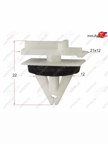 Клипса молдинга GMDAEWOO (1 шт.) SAT ST-M11312