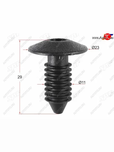Клипса обшивки двери ALFA ROMEOFIAT (1 шт.) SAT ST-M11343