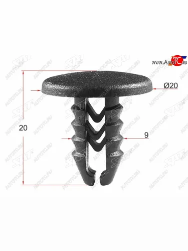 Клипса фиксатор (1 шт.) SAT ST-M11340