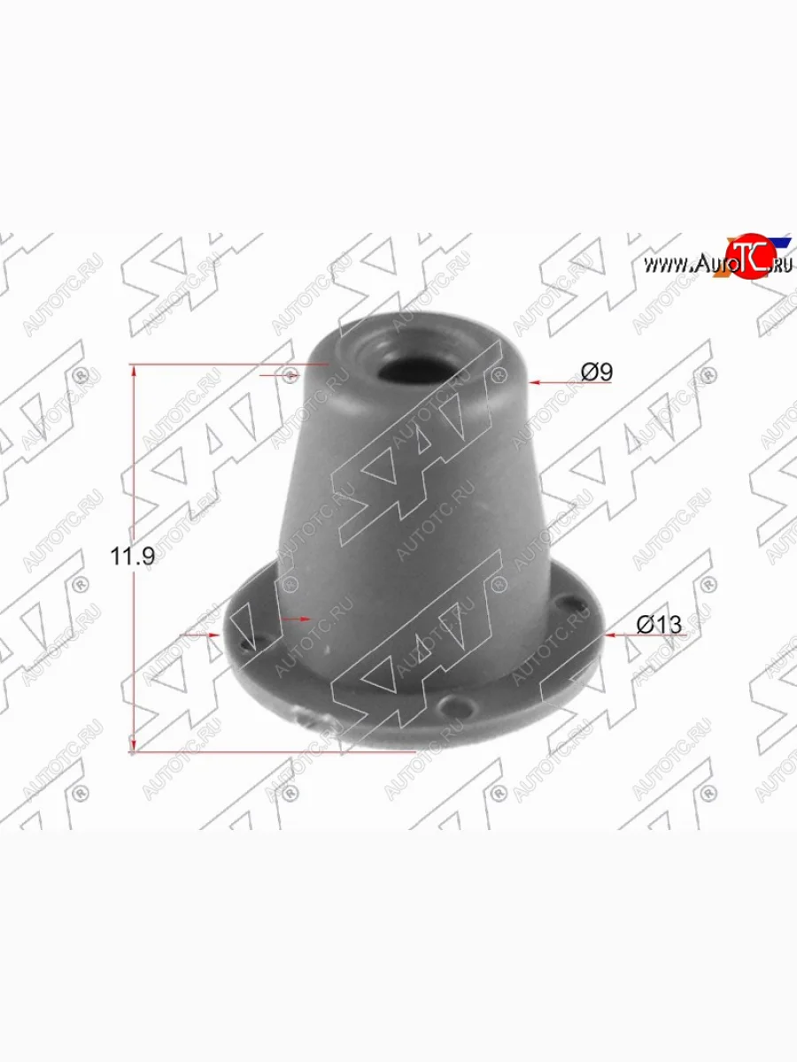 Клипса крепления молдинга CHEVROLETDAEWOOGMOPEL (1 шт.) SAT ST-M11354  в Самаре Самарской области