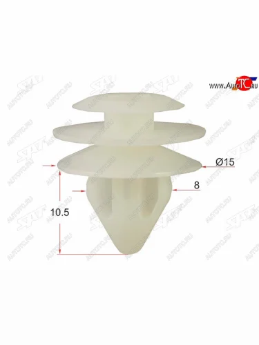 Клипса обшивки двери (1 шт.) SAT ST-M11434