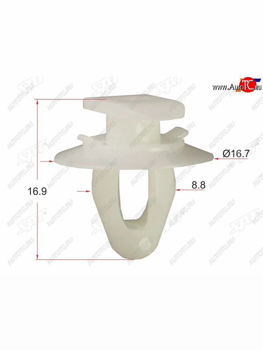 Клипса молдинга (1 шт.) SAT ST-M11451  в Самаре Самарской области