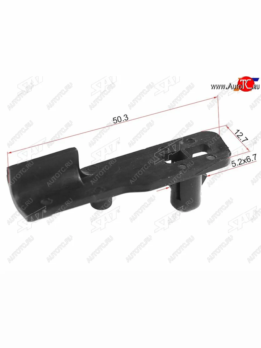 Клипса трубки эл. проводки (1 шт.) SAT ST-M11464  в Самаре Самарской области