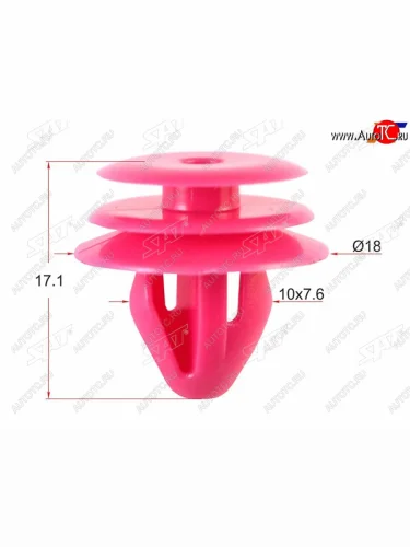 Клипса обшивки двери (1 шт.) SAT ST-M11446