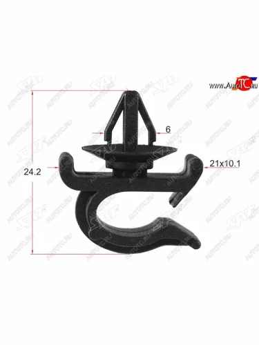 Клипса упора капота (1 шт.) SAT ST-M11483