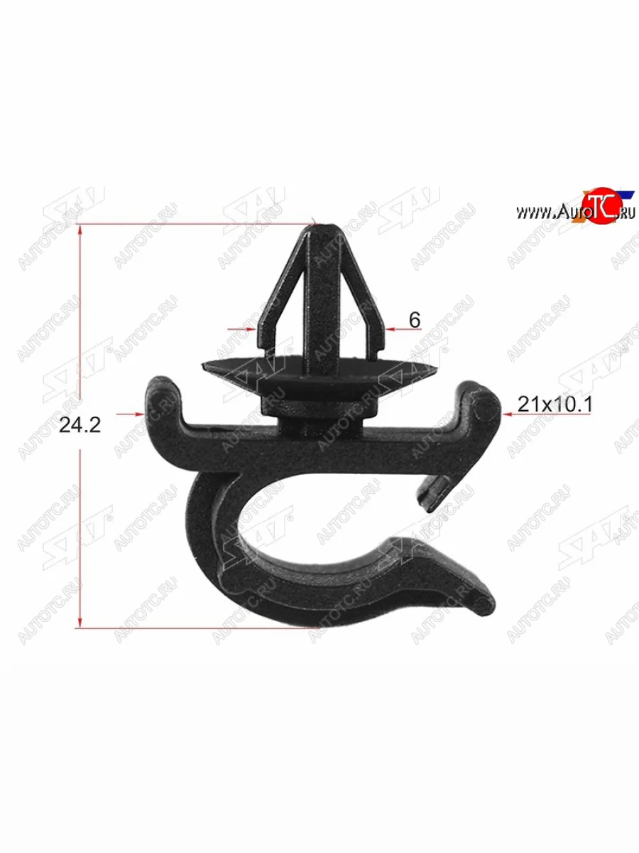 Клипса упора капота (1 шт.) SAT ST-M11483  в Самаре Самарской области