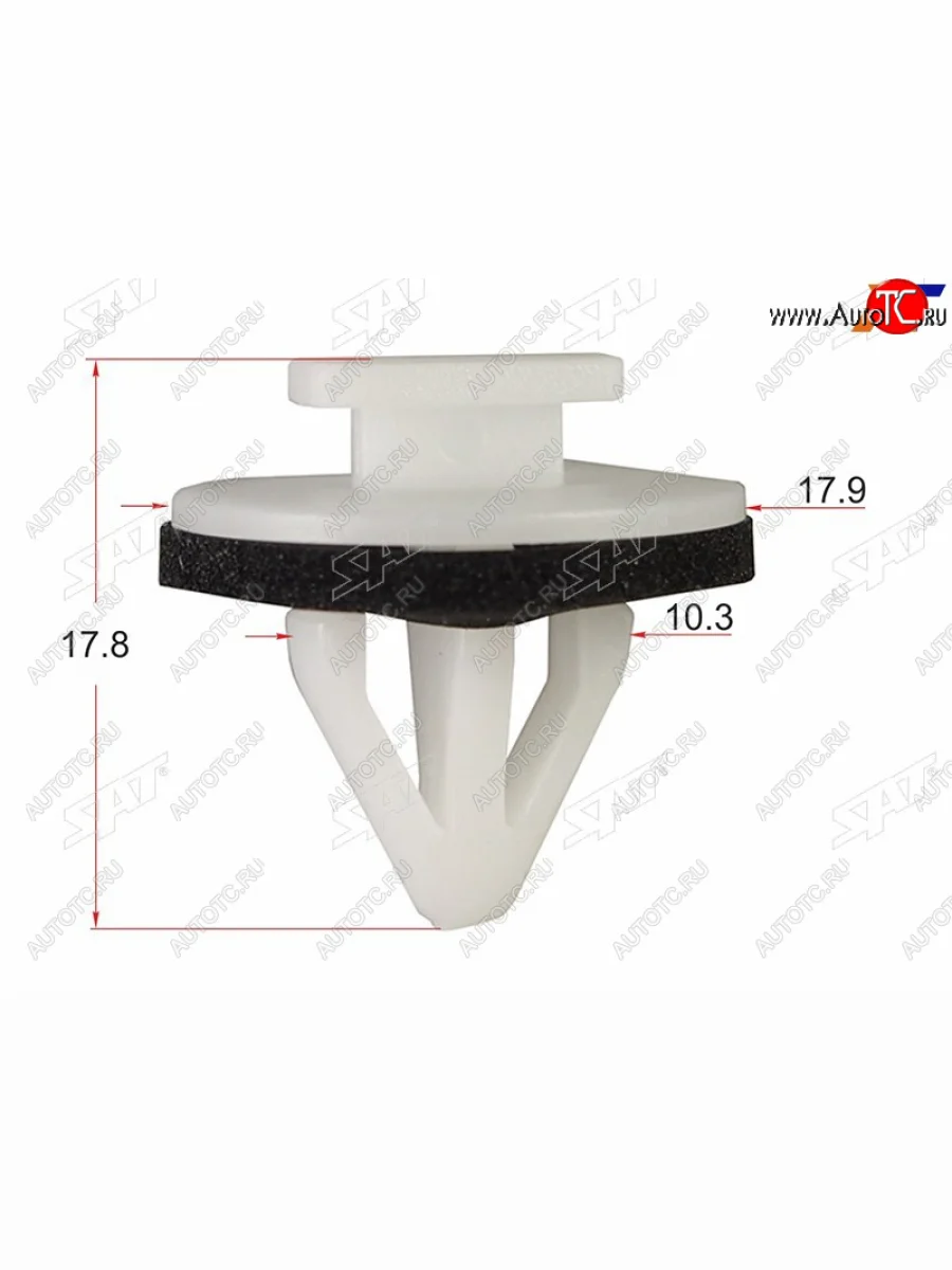 Клипса молдинга TOYOTALEXUS (1 шт.) SAT ST-M11488  в Самаре Самарской области