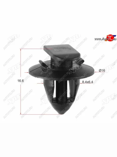Клипса обшивки двери (1 шт.) SAT ST-M11496