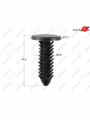 Клипса уплотнителя (1 шт.) SAT ST-M11512