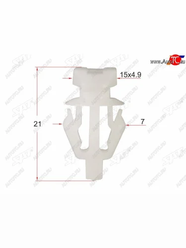 Клипса универсальная фиксатор (1 шт.) SAT ST-M11534