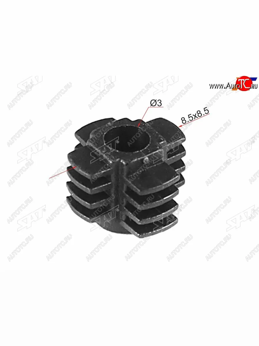 Клипса универсальная фиксатор (1 шт.) SAT ST-M11524  в Самаре Самарской области