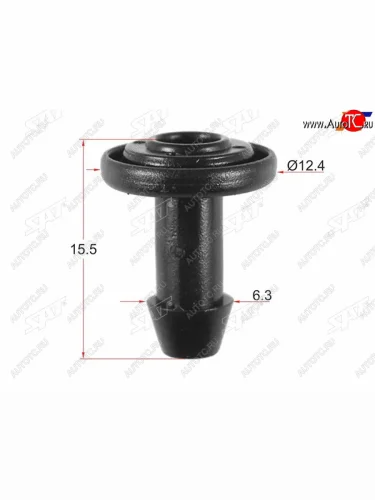Клипса универсальная фиксатор (1 шт.) SAT ST-M11535
