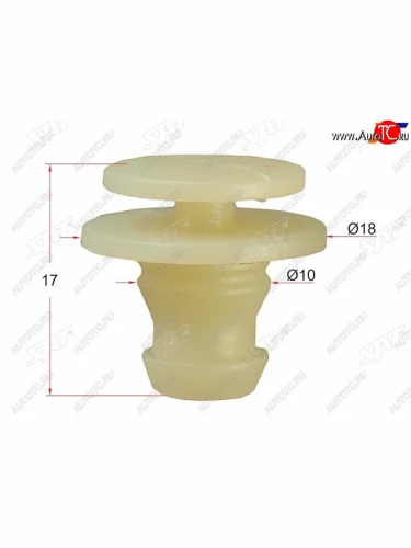 Клипса молдинга NISSAN (1 шт.) SAT ST-M11595