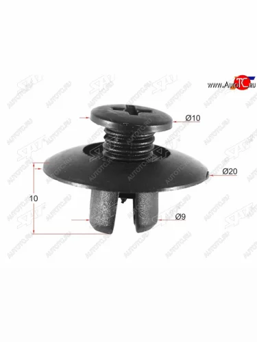 Клипса NISSANKIAHYUNDAI (1 шт.) SAT ST-M11592