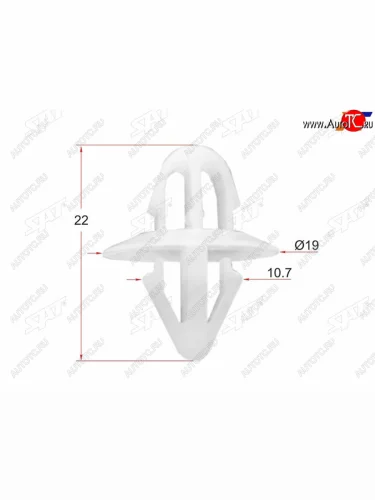 Клипса NISSAN (1 шт.) SAT ST-M11577