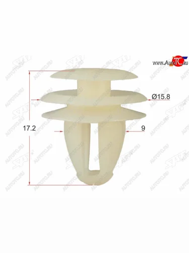 Клипса обшивки двери NISSAN (1 шт.) SAT ST-M11568