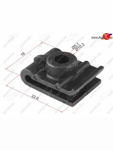 Клипса крепления подкрылка (1 шт.) SAT ST-M11670