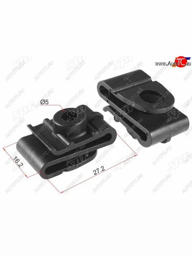Клипса крепления подкрылка (1 шт.)                                                                   SAT ST-M11669