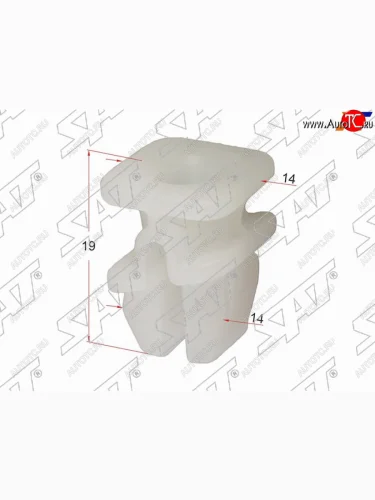 Клипса NISSAN (1 шт.) SAT ST-M11622