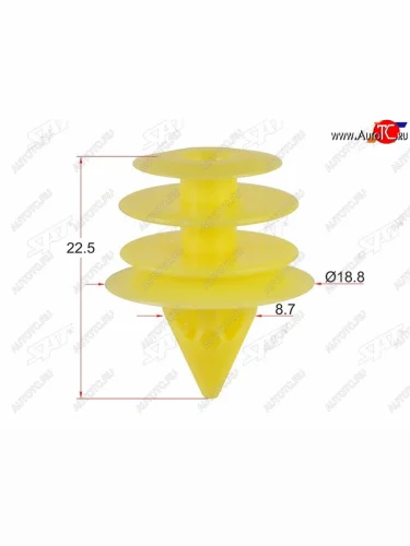 Клипса обшивки двери NISSAN (1 шт.) SAT ST-M11597