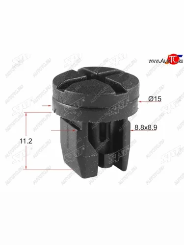 Клипса отделки салона (1 шт.) SAT ST-M11680