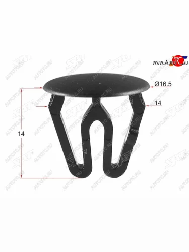 Клипса уплотнителя (1 шт.) SAT ST-M11673